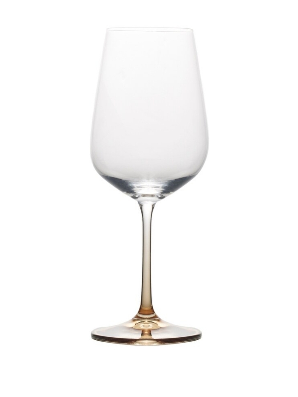 SET OF 4 Mikasa Gianna Ombre Amber 15.25 oz. Wine Glass Like New